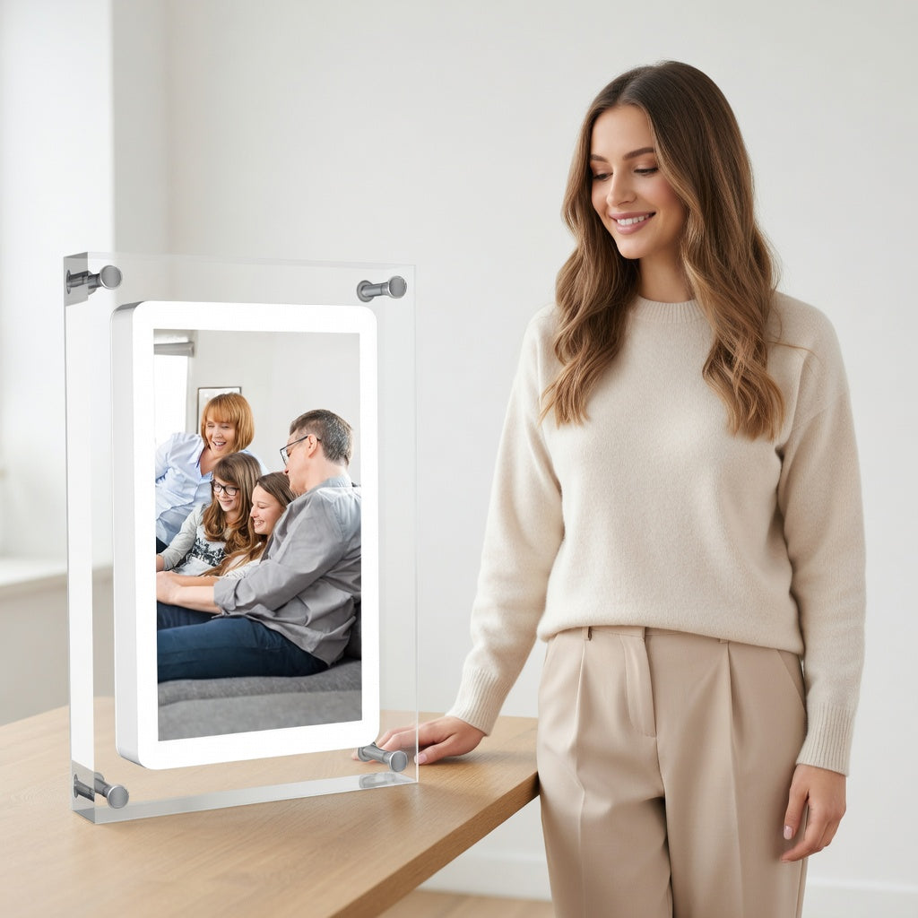 Digital Photo Frame with WiFi and Cloud Storage