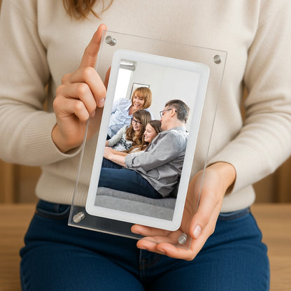 Digital Photo Frame with WiFi and Cloud Storage