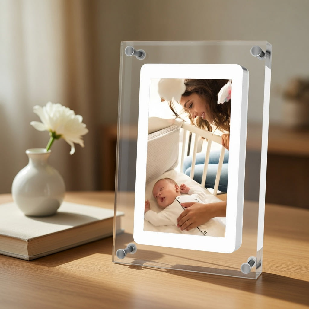 Digital Photo Frame with WiFi and Cloud Storage